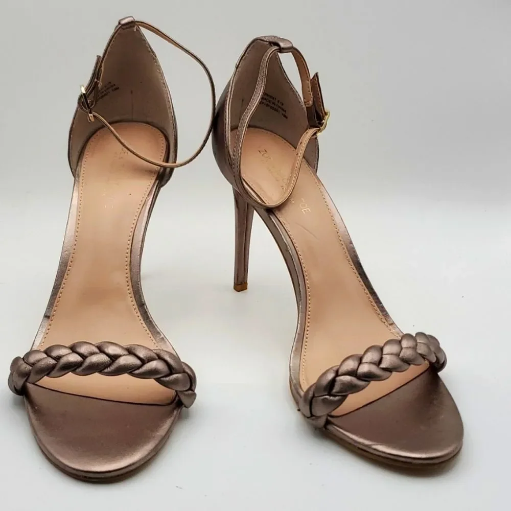 Zoe by Rachel Zoe Womens Ella Leather Closed Toe Formal SIZE 10.0.‎  S887